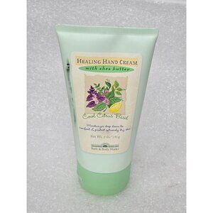 Bath & Body Works Healing Hand Cream Cool Citrus Basil 5 Oz With Shea Butter